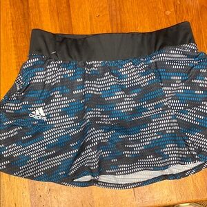 Adidas Women's Blue and Black Tennis 🎾 Skirt